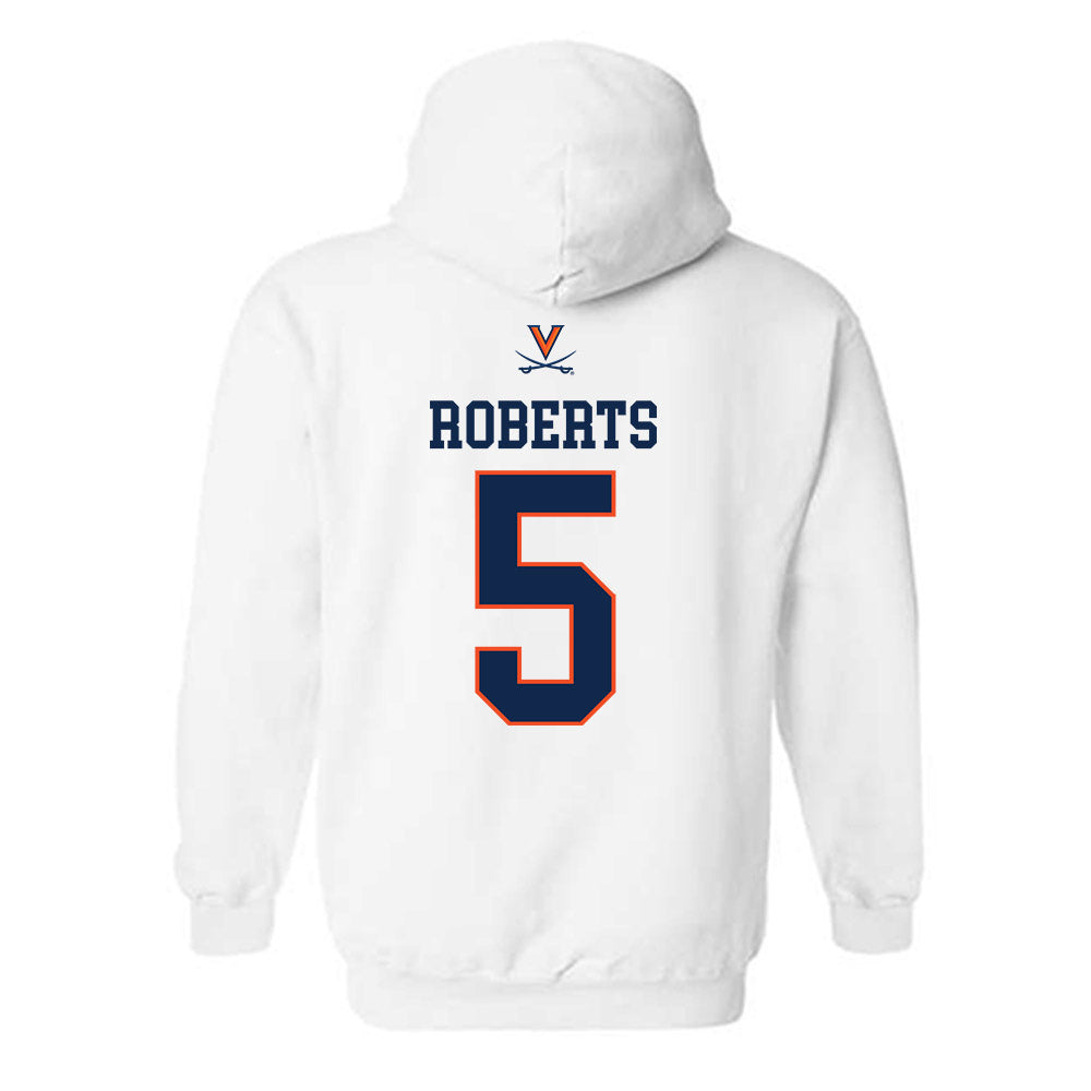 Virginia - NCAA Men's Basketball : Desmond Roberts - Hooded Sweatshirt Replica Shersey