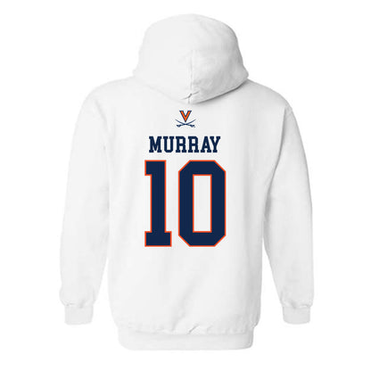 Virginia - NCAA Men's Basketball : Taine Murray - Hooded Sweatshirt Replica Shersey