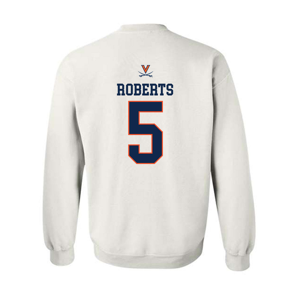 Virginia - NCAA Men's Basketball : Desmond Roberts - Crewneck Sweatshirt Replica Shersey