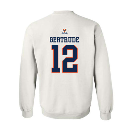 Virginia - NCAA Men's Basketball : Elijah Gertrude - Crewneck Sweatshirt Replica Shersey