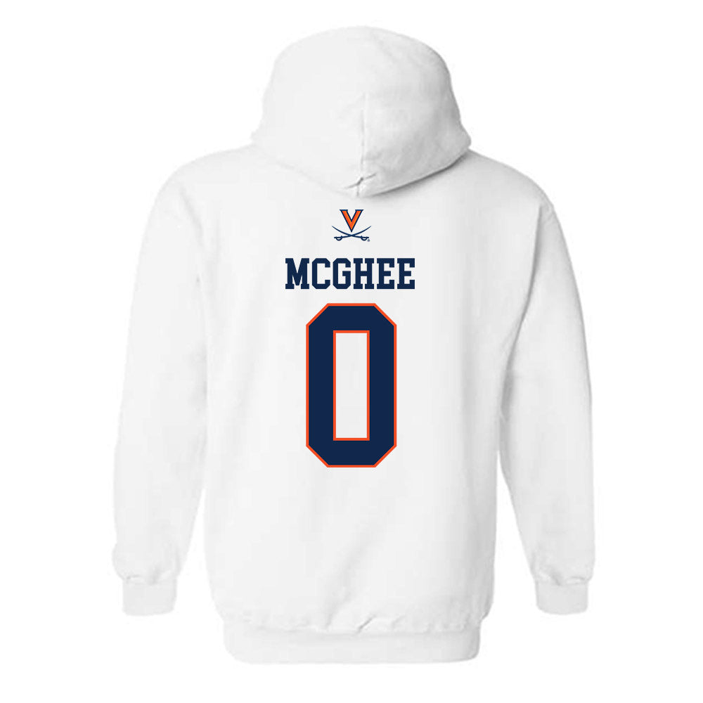 Virginia - NCAA Women's Basketball : Olivia McGhee - Hooded Sweatshirt Replica Shersey