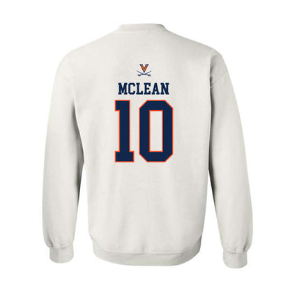 Virginia - NCAA Women's Basketball : Mir McLean - Crewneck Sweatshirt Replica Shersey