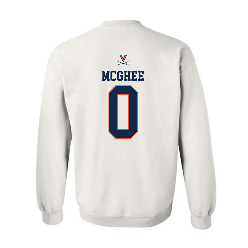 Virginia - NCAA Women's Basketball : Olivia McGhee - Crewneck Sweatshirt Replica Shersey