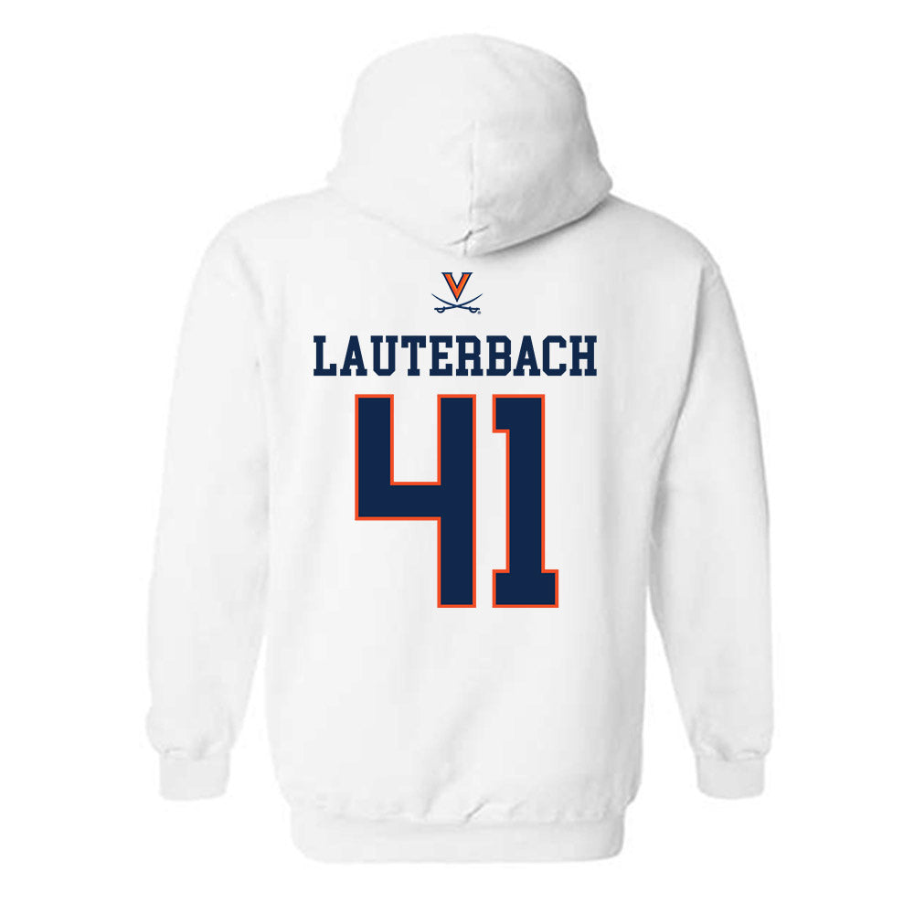 Virginia - NCAA Women's Basketball : Taylor Lauterbach - Hooded Sweatshirt Replica Shersey