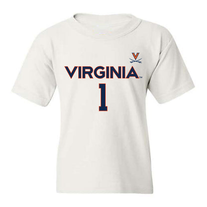 Virginia - NCAA Women's Basketball : Paris Clark - Youth T-Shirt Replica Shersey