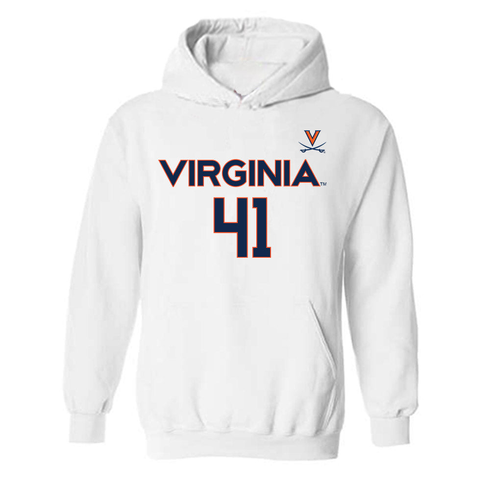 Virginia - NCAA Women's Basketball : Taylor Lauterbach - Hooded Sweatshirt Replica Shersey