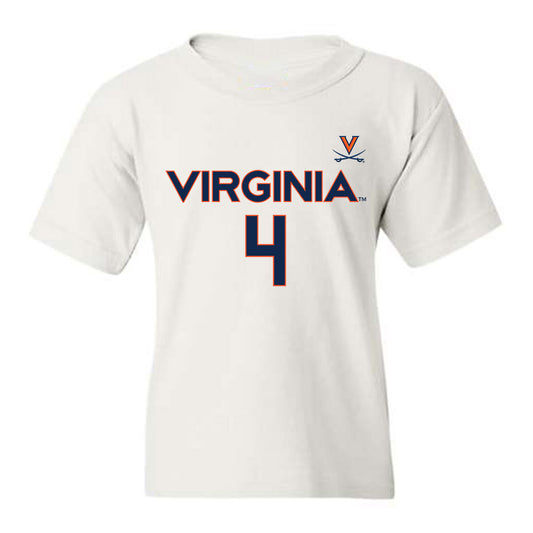 Virginia - NCAA Men's Basketball : Andrew Rohde - Youth T-Shirt Replica Shersey