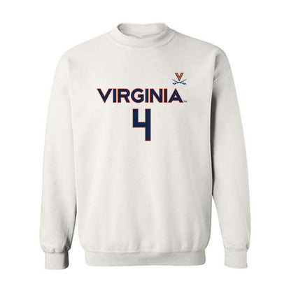 Virginia - NCAA Men's Basketball : Andrew Rohde - Crewneck Sweatshirt Replica Shersey