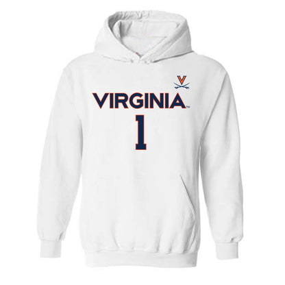 Virginia - NCAA Men's Basketball : Dante Harris - Hooded Sweatshirt Replica Shersey