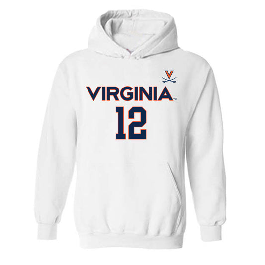 Virginia - NCAA Men's Basketball : Elijah Gertrude - Hooded Sweatshirt Replica Shersey