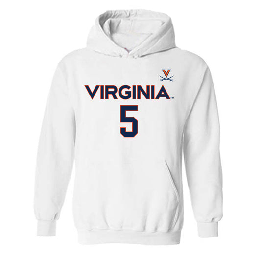 Virginia - NCAA Women's Basketball : Yonta Vaughn - Hooded Sweatshirt Replica Shersey