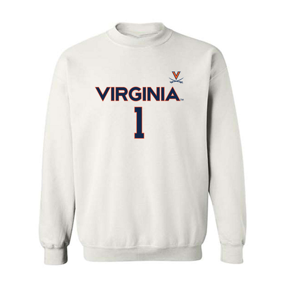 Virginia - NCAA Men's Basketball : Dante Harris - Crewneck Sweatshirt Replica Shersey