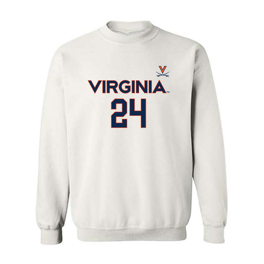 Virginia - NCAA Men's Basketball : Tristan How - Crewneck Sweatshirt Replica Shersey