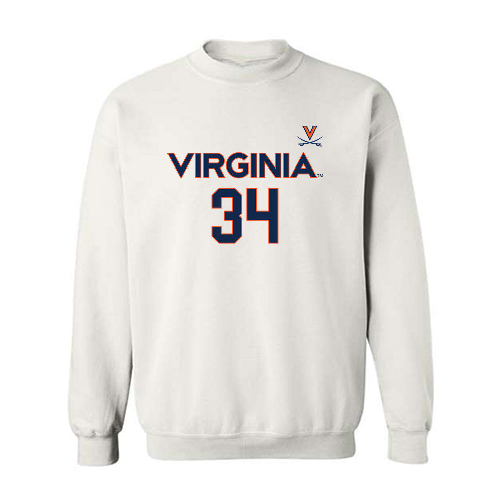 Virginia - NCAA Women's Basketball : London Clarkson - Crewneck Sweatshirt Replica Shersey