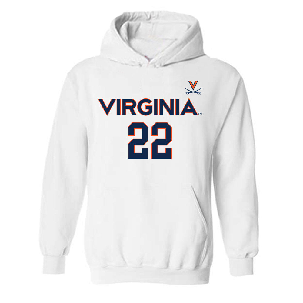 Virginia - NCAA Men's Basketball : Jordan Minor - Hooded Sweatshirt Replica Shersey