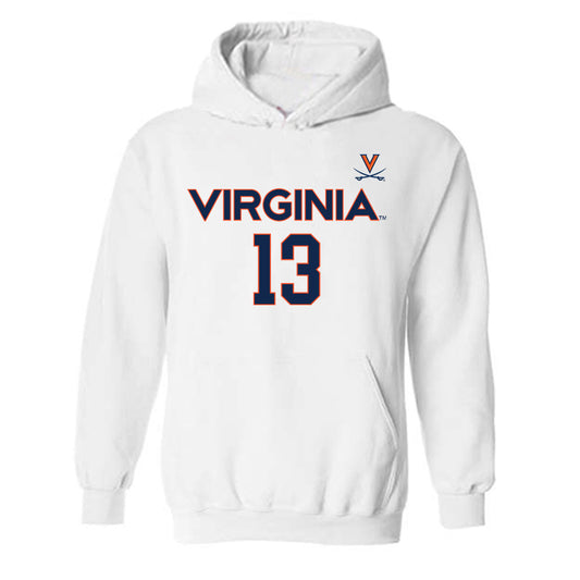 Virginia - NCAA Men's Basketball : Ryan Dunn - Hooded Sweatshirt Replica Shersey