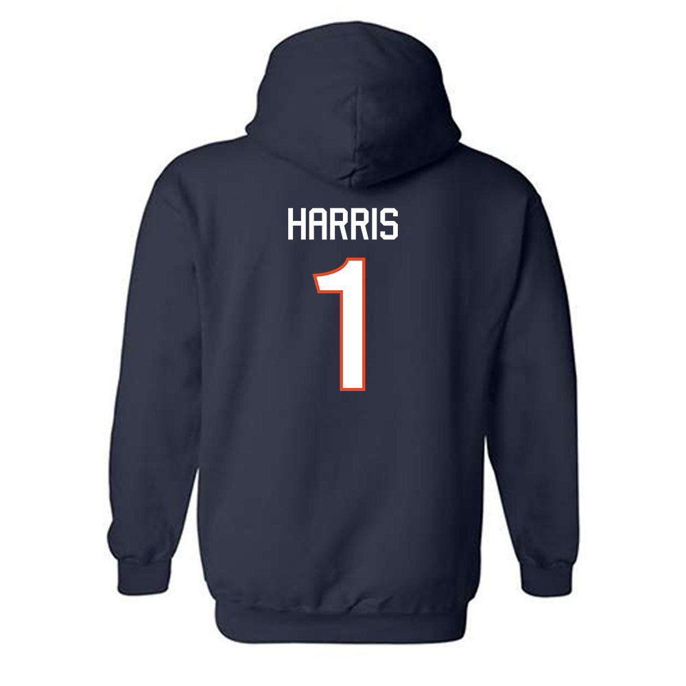 Virginia - NCAA Men's Basketball : Dante Harris - Hooded Sweatshirt Replica Shersey