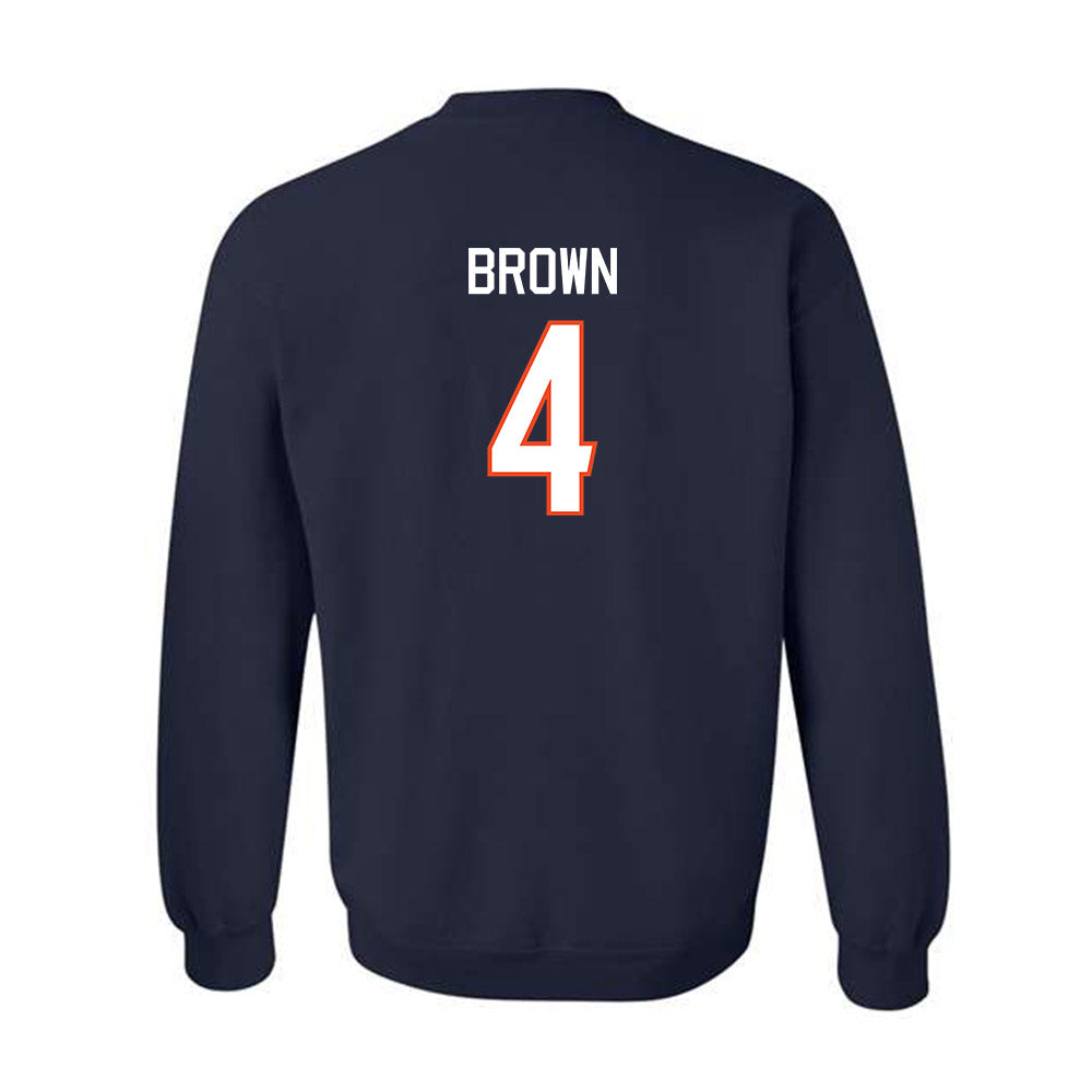 Virginia - NCAA Women's Basketball : Jillian Brown - Crewneck Sweatshirt Replica Shersey