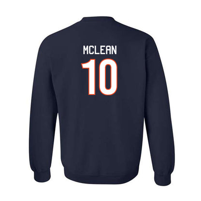 Virginia - NCAA Women's Basketball : Mir McLean - Crewneck Sweatshirt Replica Shersey