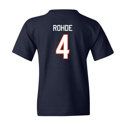 Virginia - NCAA Men's Basketball : Andrew Rohde - Youth T-Shirt Replica Shersey