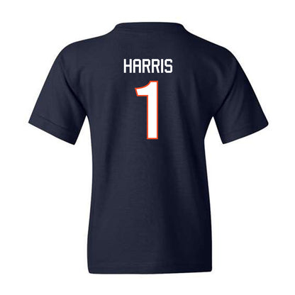 Virginia - NCAA Men's Basketball : Dante Harris - Youth T-Shirt Replica Shersey