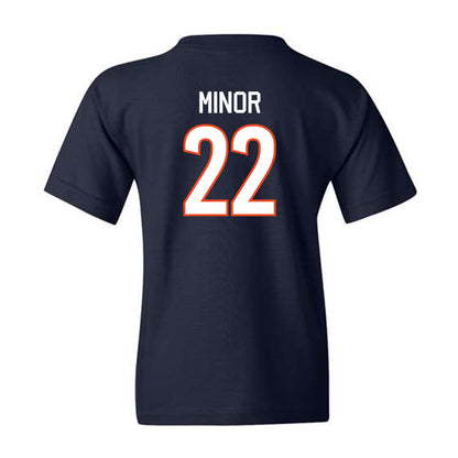 Virginia - NCAA Men's Basketball : Jordan Minor - Youth T-Shirt Replica Shersey