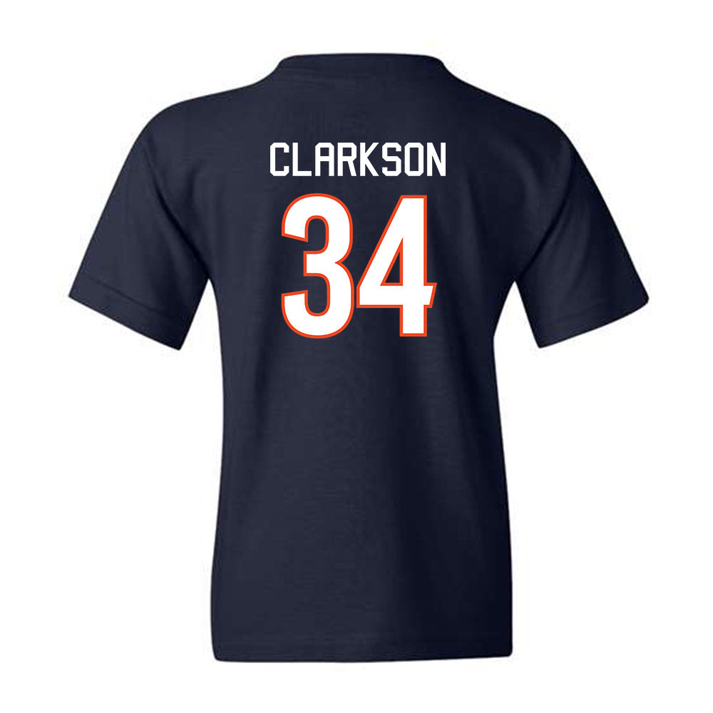 Virginia - NCAA Women's Basketball : London Clarkson - Youth T-Shirt Replica Shersey