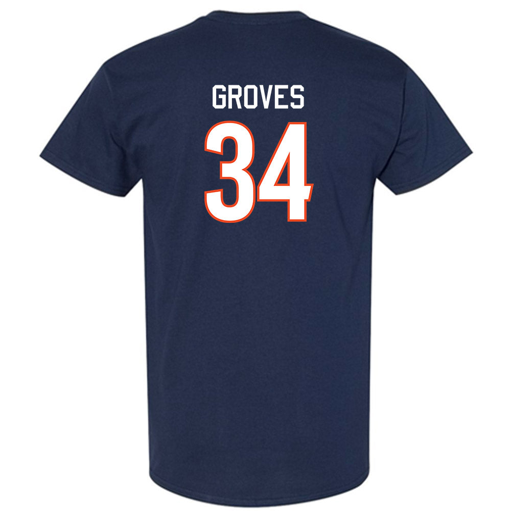 Virginia - NCAA Men's Basketball : Jacob Groves - T-Shirt Replica Shersey