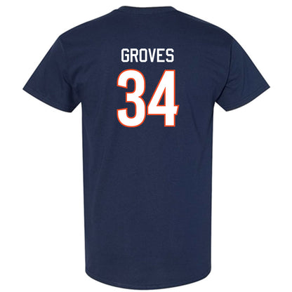 Virginia - NCAA Men's Basketball : Jacob Groves - T-Shirt Replica Shersey