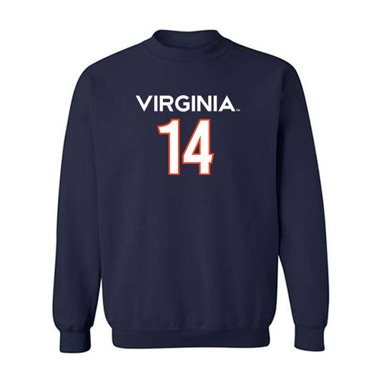 Virginia - NCAA Women's Basketball : Kaydan Lawson - Crewneck Sweatshirt Replica Shersey