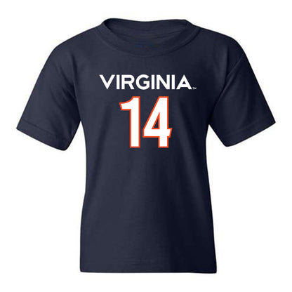 Virginia - NCAA Women's Basketball : Kaydan Lawson - Youth T-Shirt Replica Shersey