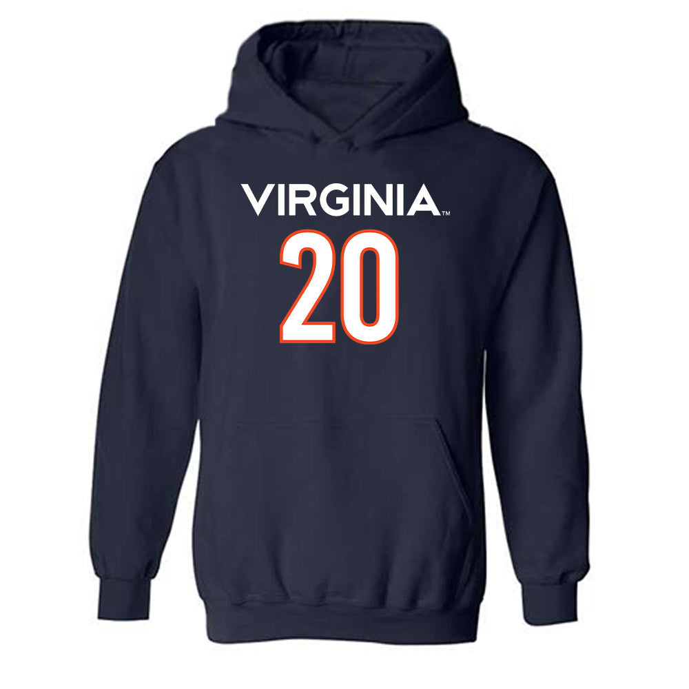 Virginia - NCAA Women's Basketball : Camryn Taylor - Hooded Sweatshirt Replica Shersey