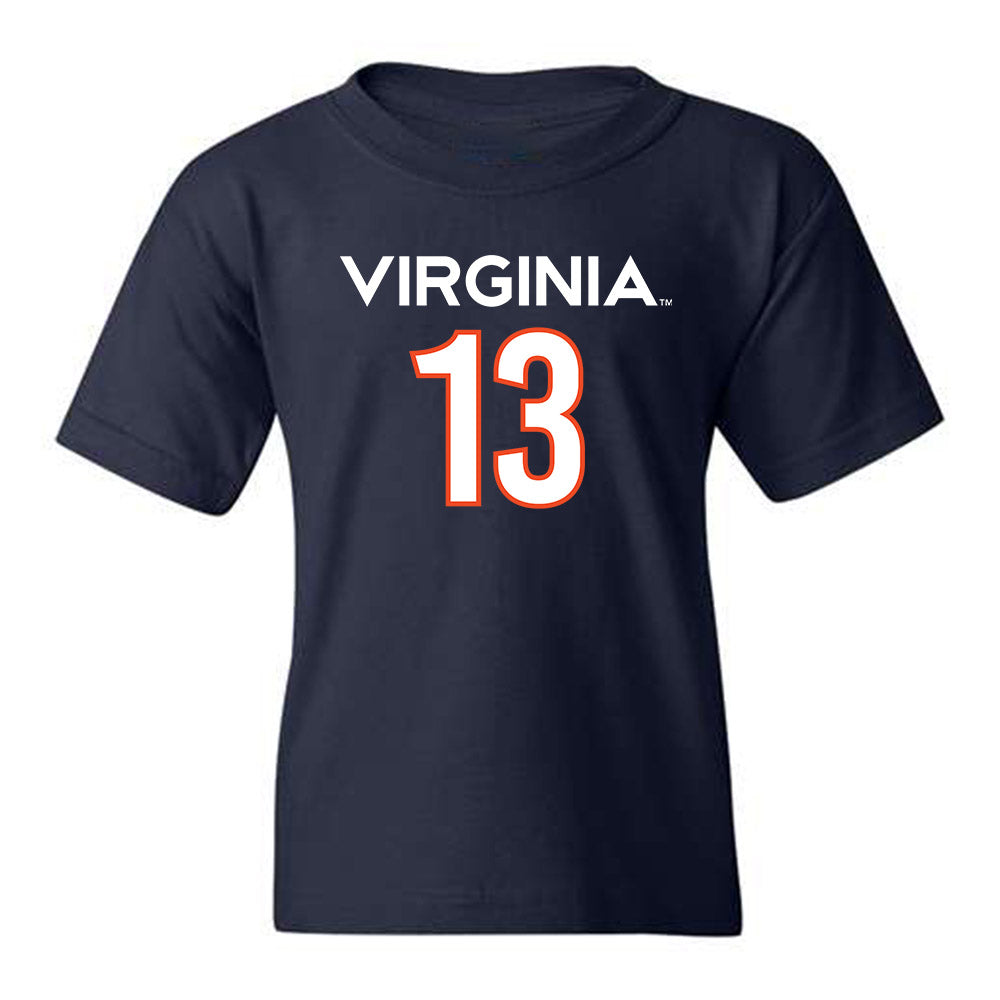 Virginia - NCAA Men's Basketball : Ryan Dunn - Youth T-Shirt Replica Shersey