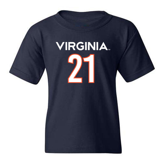 Virginia - NCAA Men's Basketball : Anthony Robinson - Youth T-Shirt Replica Shersey