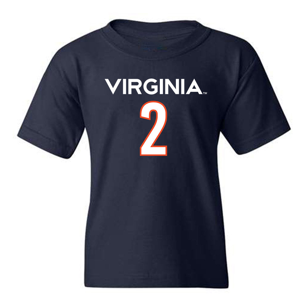 Virginia - NCAA Men's Basketball : Reece Beekman - Youth T-Shirt Replica Shersey