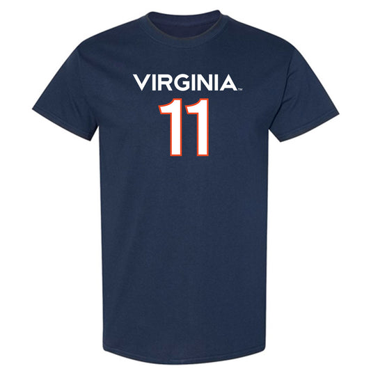 Virginia - NCAA Men's Basketball : Isaac McKneely - T-Shirt Replica Shersey