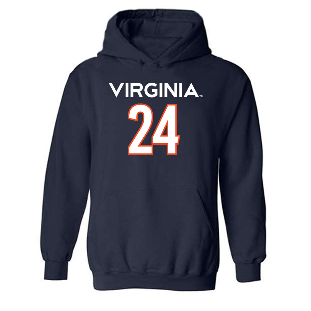 Virginia - NCAA Men's Basketball : Tristan How - Hooded Sweatshirt Replica Shersey