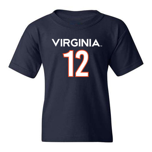 Virginia - NCAA Men's Basketball : Elijah Gertrude - Youth T-Shirt Replica Shersey