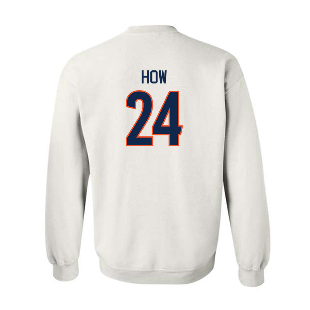 Virginia - NCAA Men's Basketball : Tristan How - Crewneck Sweatshirt Replica Shersey