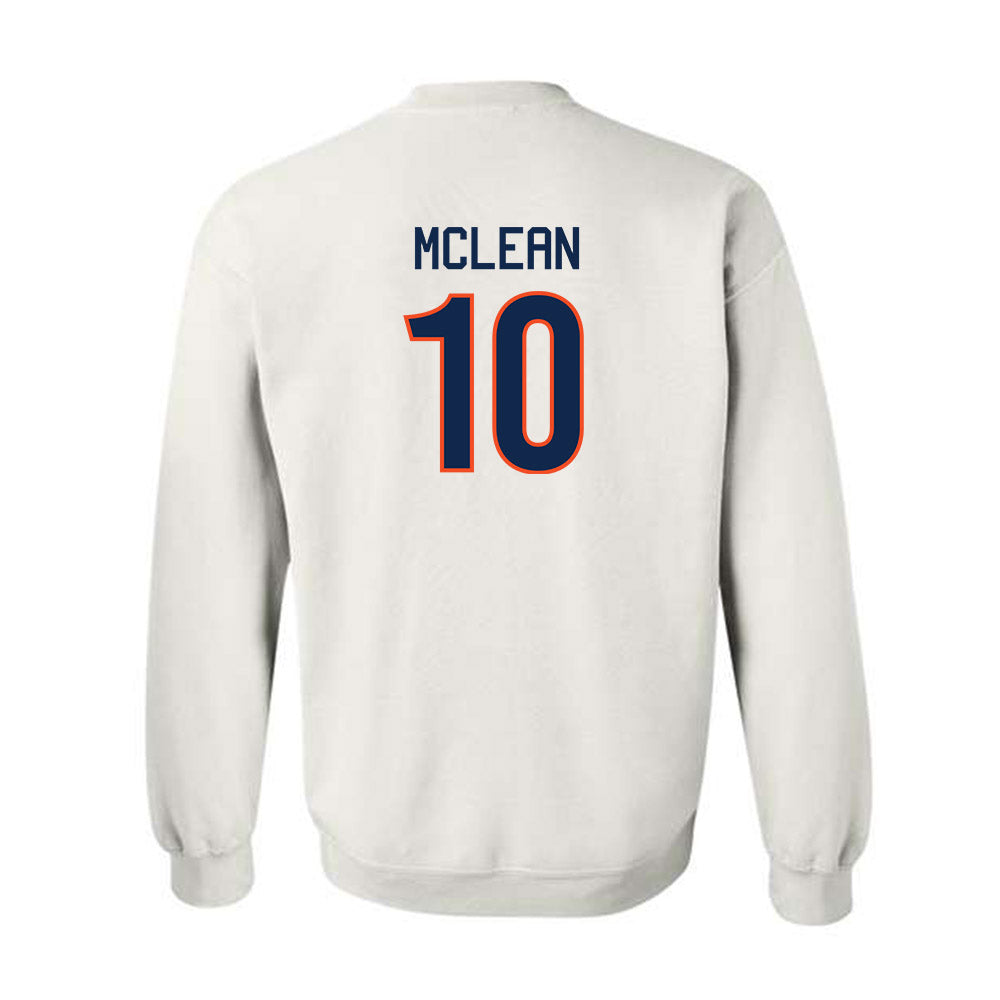 Virginia - NCAA Women's Basketball : Mir McLean - Crewneck Sweatshirt Replica Shersey