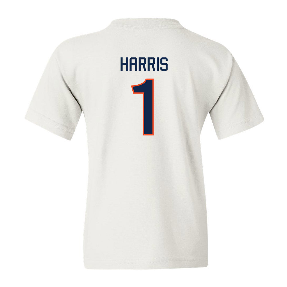 Virginia - NCAA Men's Basketball : Dante Harris - Youth T-Shirt Replica Shersey