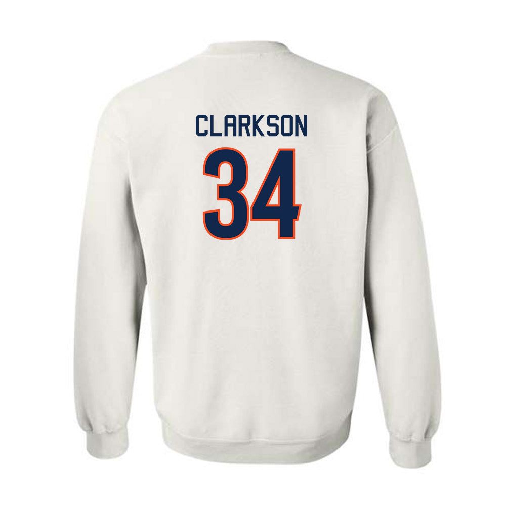 Virginia - NCAA Women's Basketball : London Clarkson - Crewneck Sweatshirt Replica Shersey