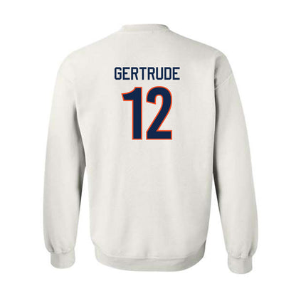 Virginia - NCAA Men's Basketball : Elijah Gertrude - Crewneck Sweatshirt Replica Shersey