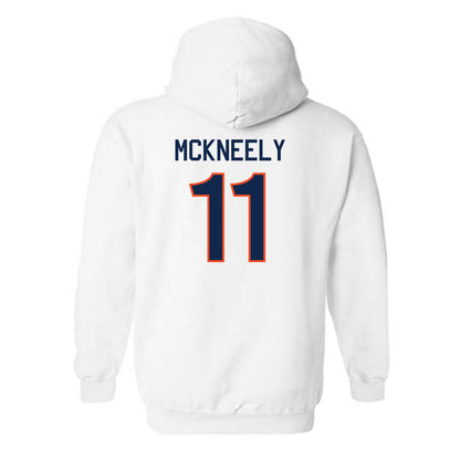 Virginia - NCAA Men's Basketball : Isaac McKneely - Hooded Sweatshirt Replica Shersey