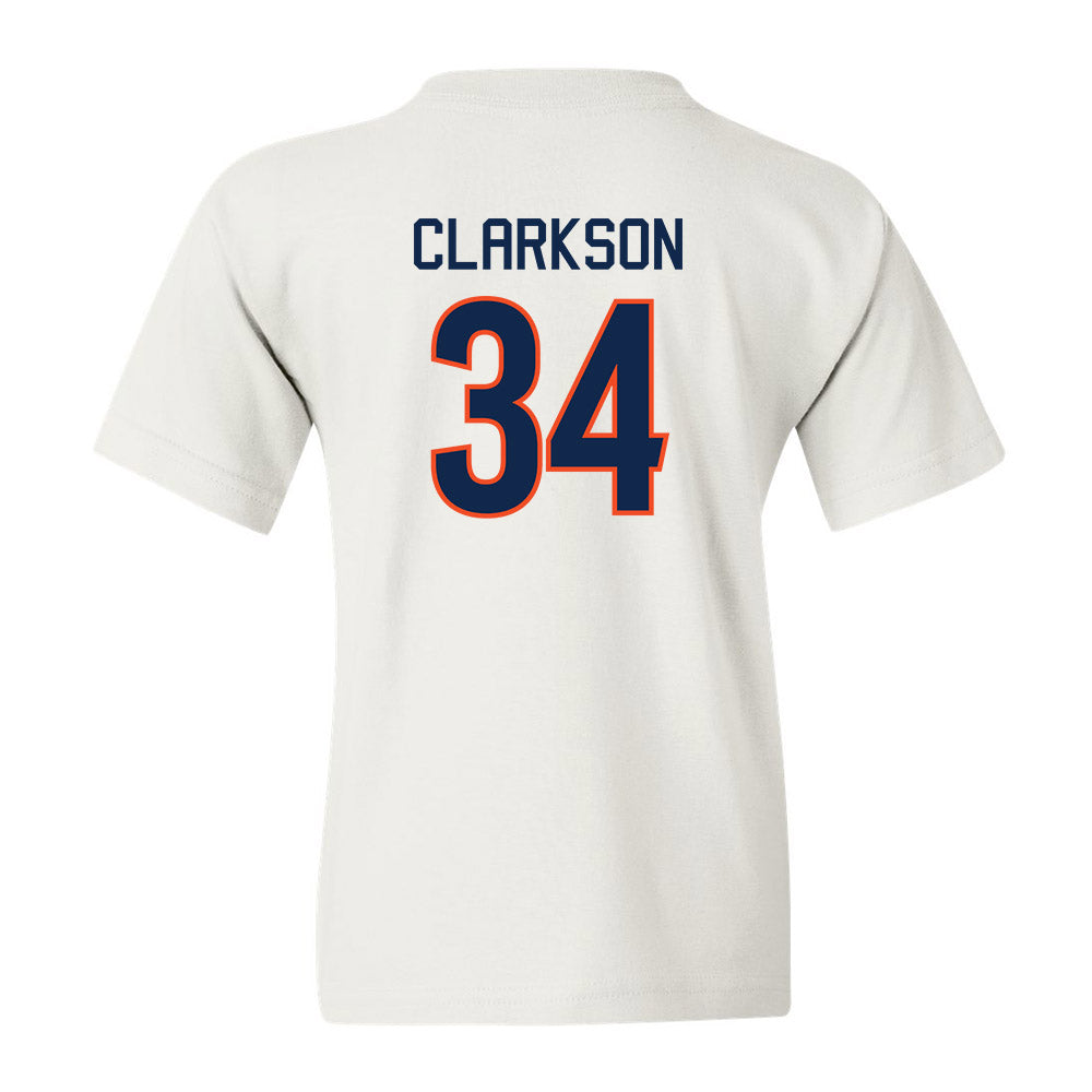 Virginia - NCAA Women's Basketball : London Clarkson - Youth T-Shirt Replica Shersey