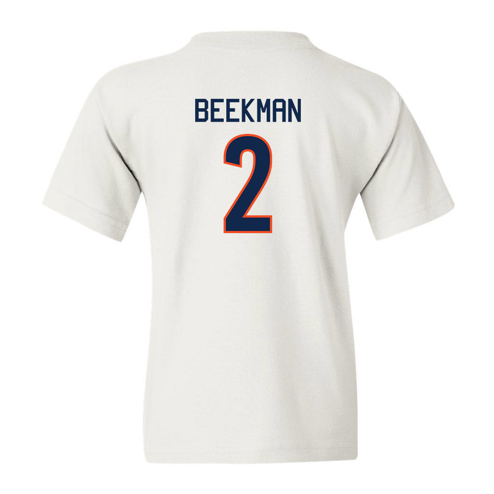 Virginia - NCAA Men's Basketball : Reece Beekman - Youth T-Shirt Replica Shersey