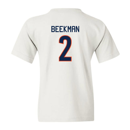 Virginia - NCAA Men's Basketball : Reece Beekman - Youth T-Shirt Replica Shersey