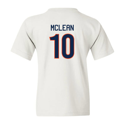 Virginia - NCAA Women's Basketball : Mir McLean - Youth T-Shirt Replica Shersey