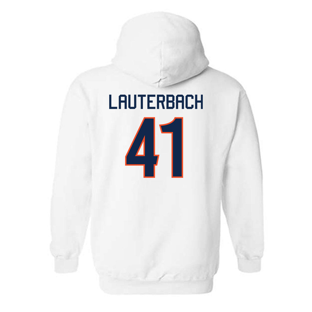 Virginia - NCAA Women's Basketball : Taylor Lauterbach - Hooded Sweatshirt Replica Shersey