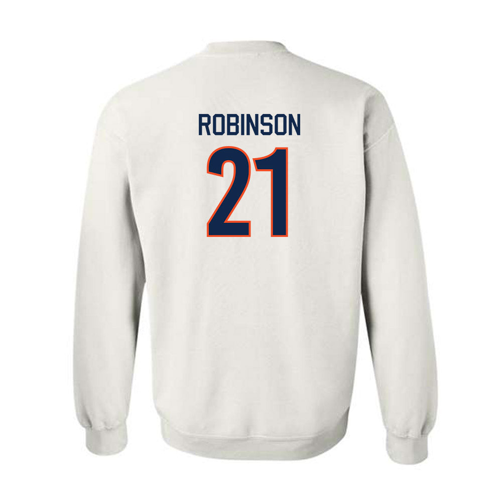 Virginia - NCAA Men's Basketball : Anthony Robinson - Crewneck Sweatshirt Replica Shersey